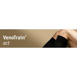 VenoTrain act Cotton knæstrømpe med kompression